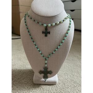 Artistic Works by Lu Turquoise layered Necklace